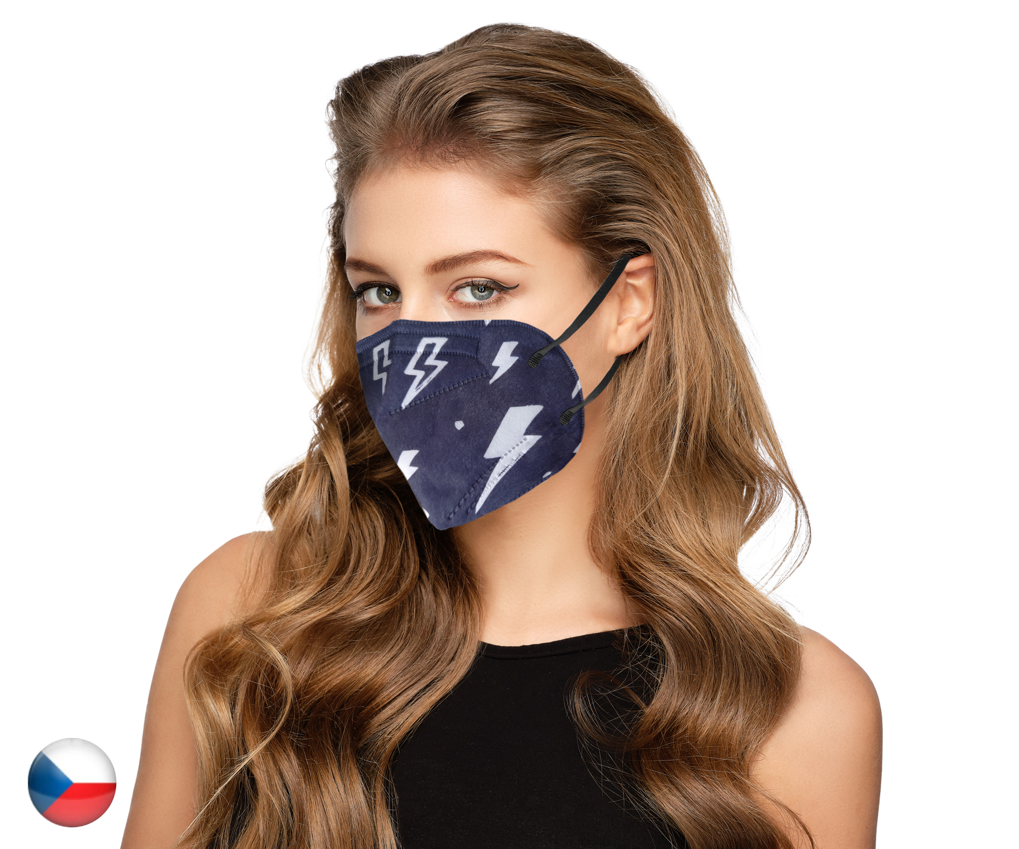 Balerina Český NanoRespirátor FFP2 - Blesk (č.96)