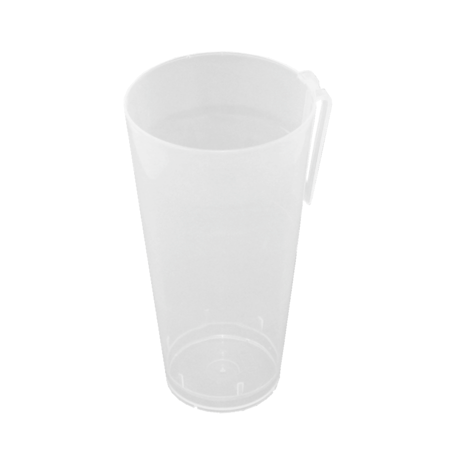 EcoRevolution Obaly Plastový kelímek PP vratný 500 ml transparentní