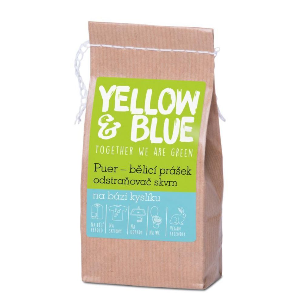 Puer – bělicí prášek a odstraňovač skvrn na bázi kyslíku (papírový sáček) Tierra Verde 250g