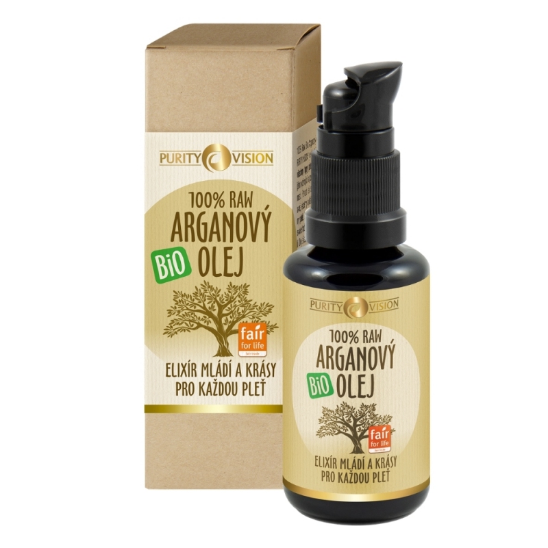 PURITY VISION Raw Bio Arganový olej 30 ml