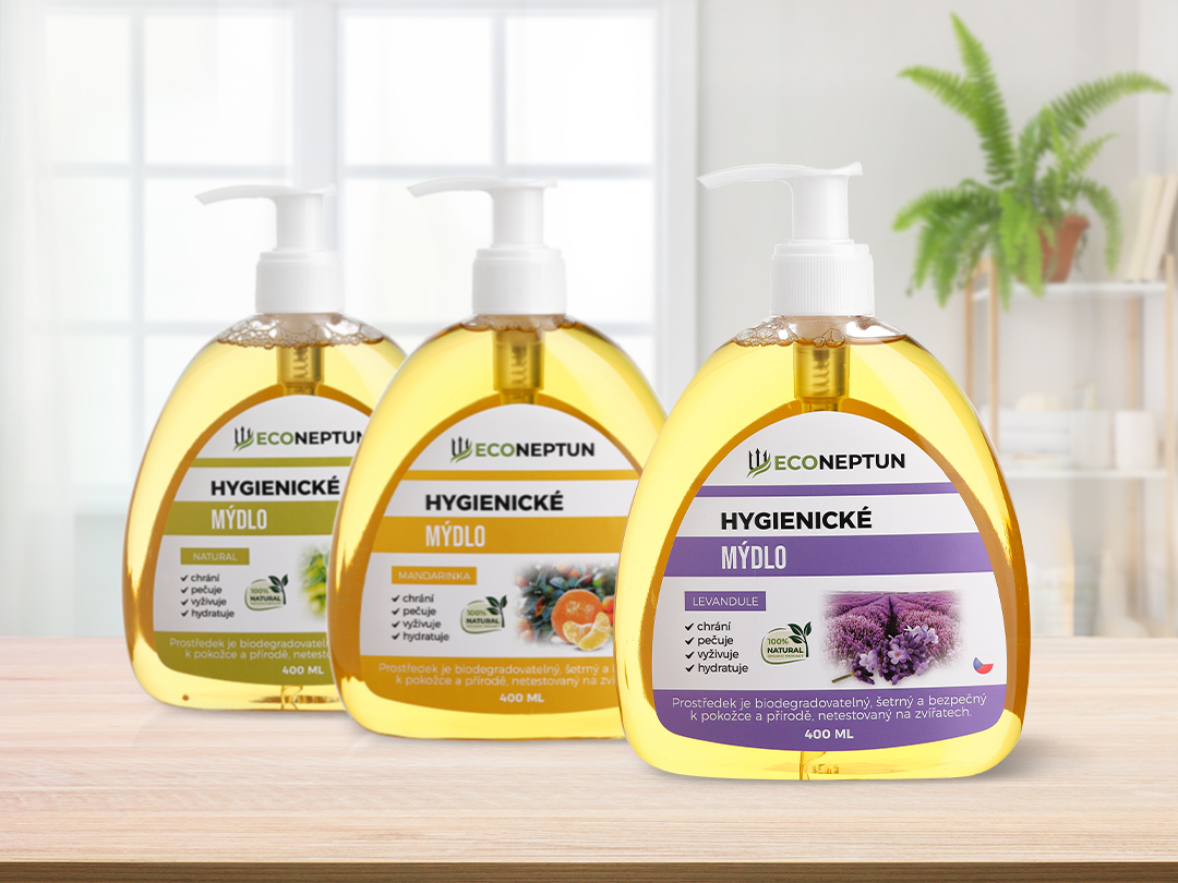 EcoNeptun Sada 3 hygienických mýdel