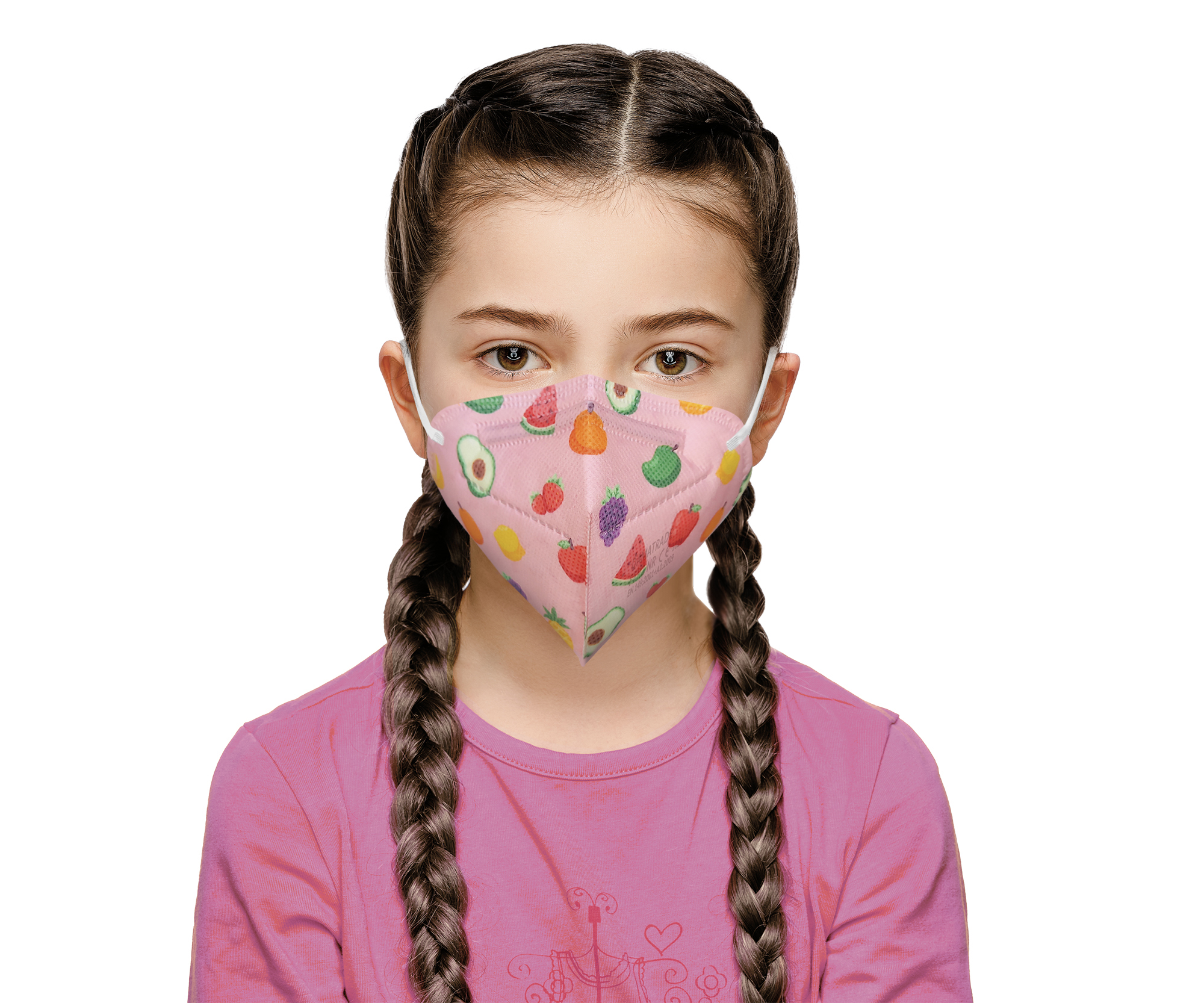 DAMA TRADE s.r.o. 10x Český respirátor FFP2 vhodný pro děti - Mix ovoce