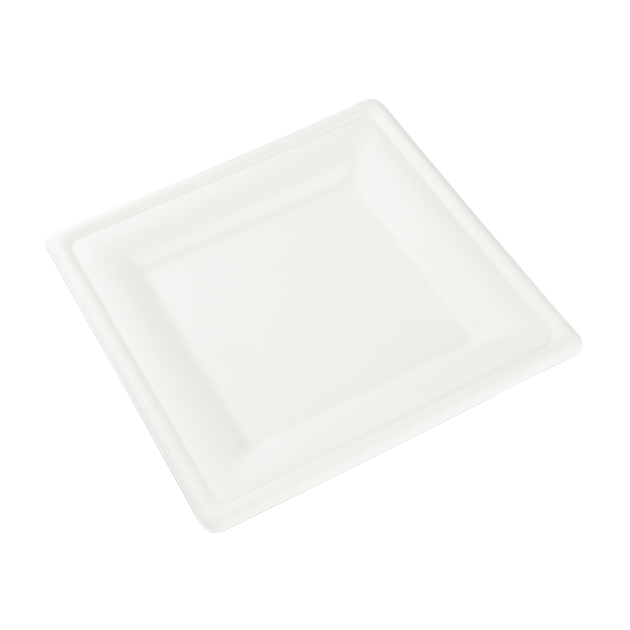 EcoRevolution Obaly Talíř EKO z cukrové třtiny 20 x 20 cm čtvercový bílý bal/50 ks Balení: 1