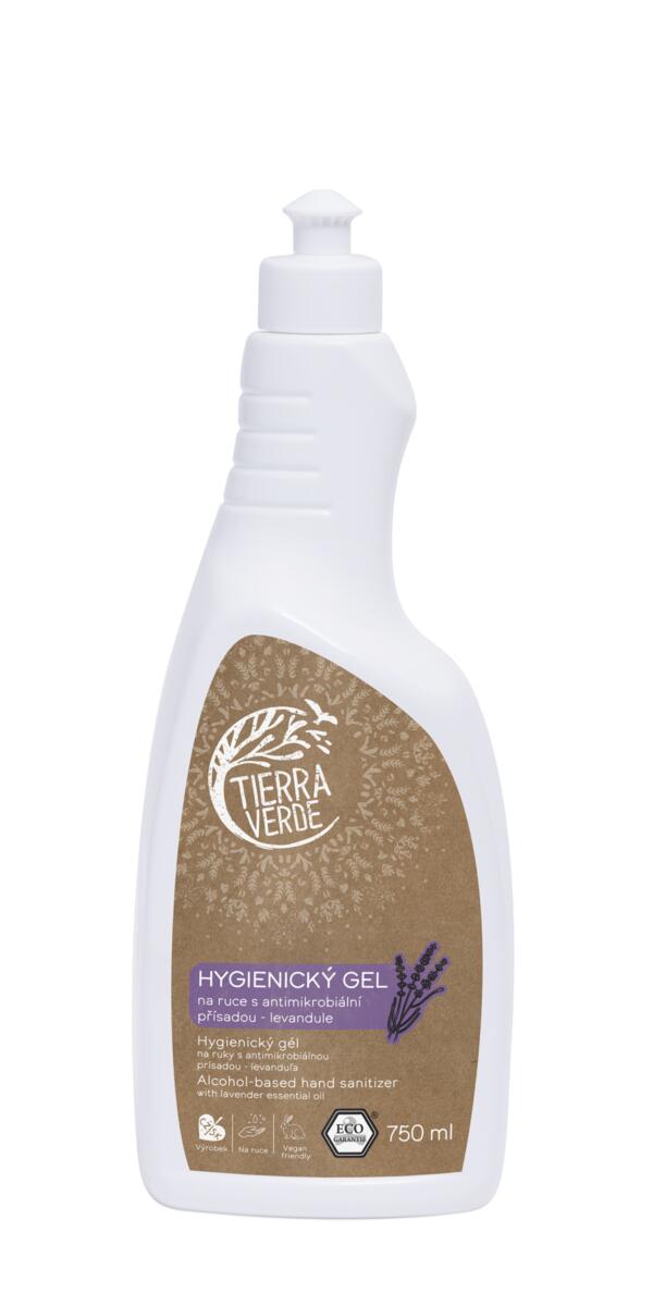 Tierra Verde – Hygienický gel na ruce levandule, 750 ml