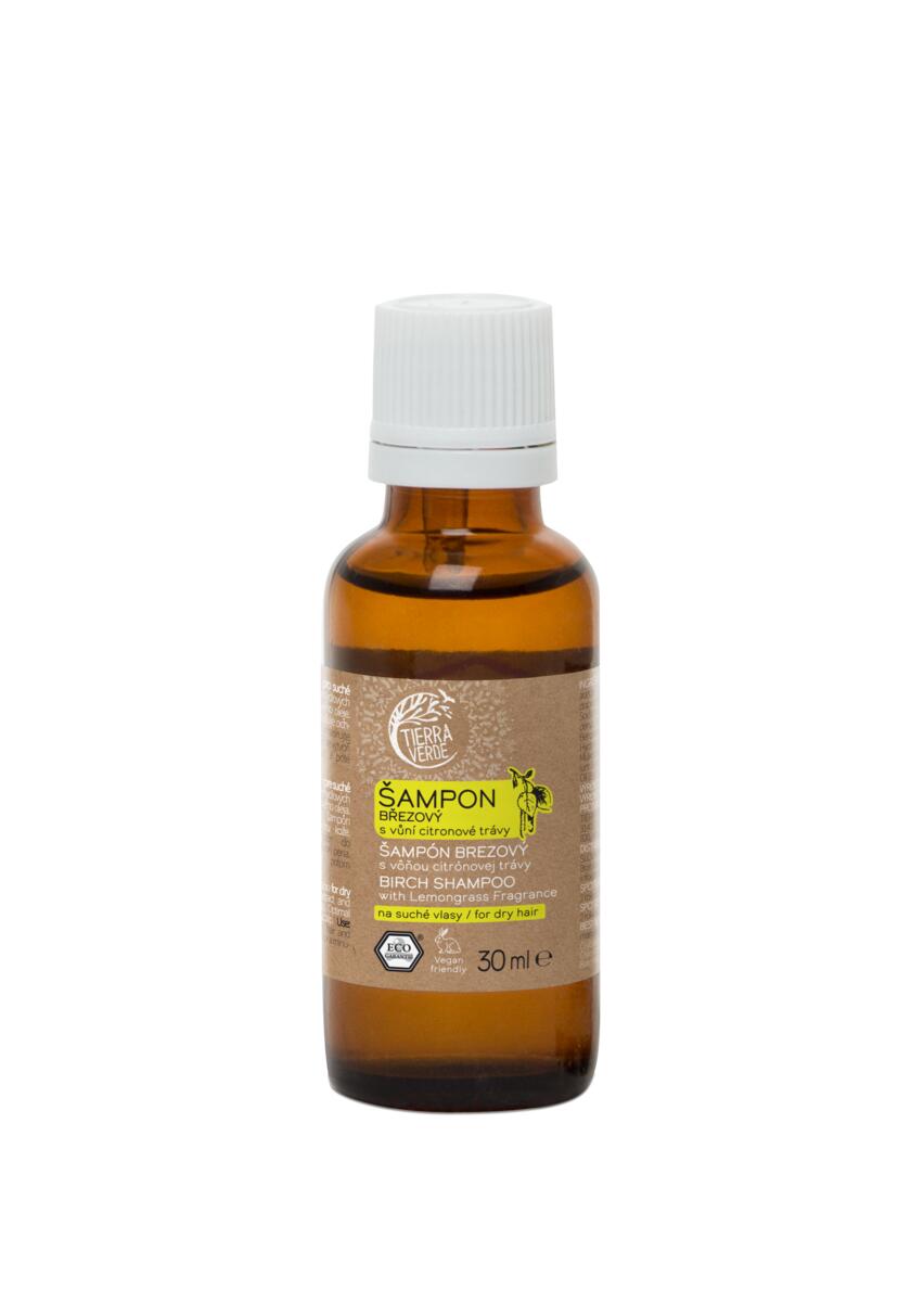 Tierra Verde – Šampon březový s vůí citronové trávy, 30 ml