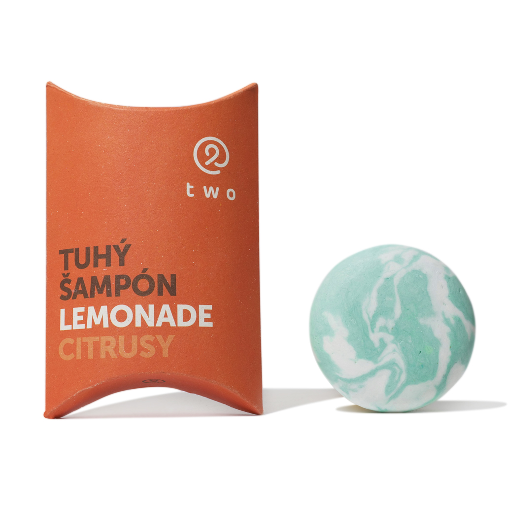 Twocosmetics Tuhý šampón LEMONADE, 85 g