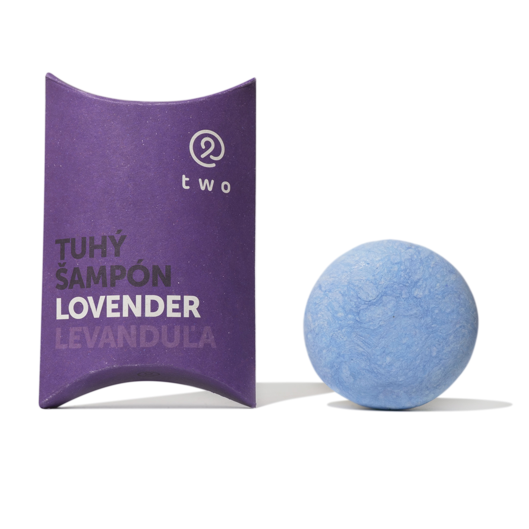 Twocosmetics Tuhý šampón LOVENDER 85g