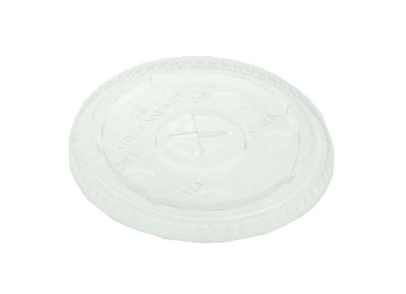 EcoRevolution Obaly Víčko EKO PLA O92 mm ploché s otvorem k 200 - 300 ml bal/100 ks Balení: 100