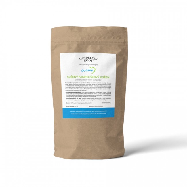 Puravia Sušený pampeliškový kořen, 250 g