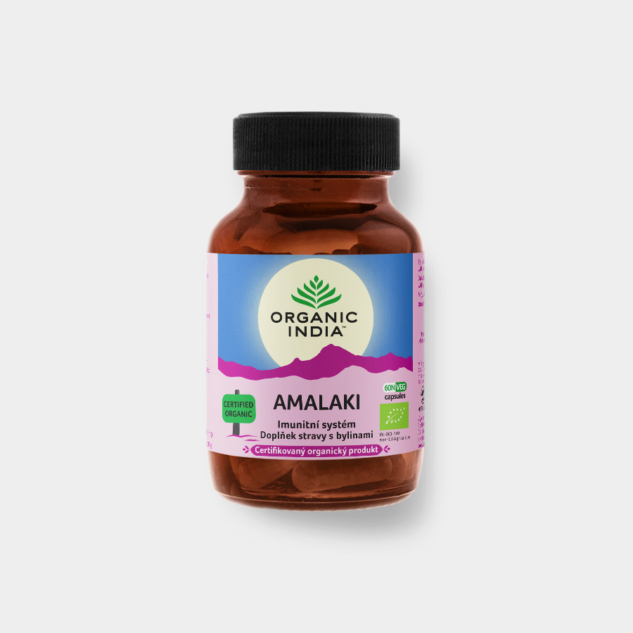 ORGANIC INDIA Amalaki, Organic India, 60 kapslí
