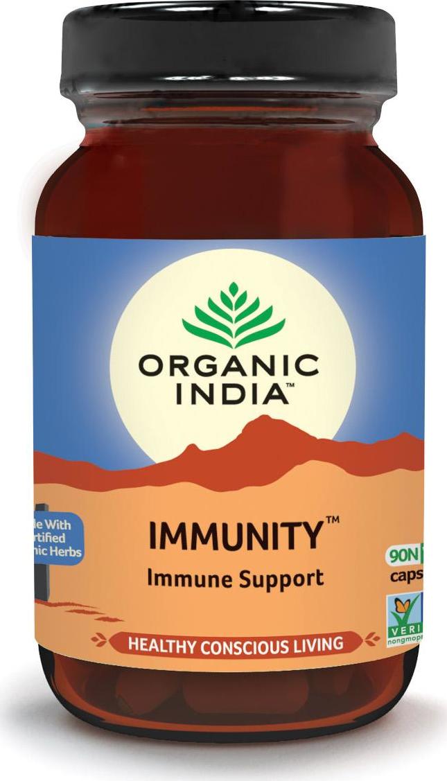 ORGANIC INDIA Immunity EN, Organic India, 60 kapslí