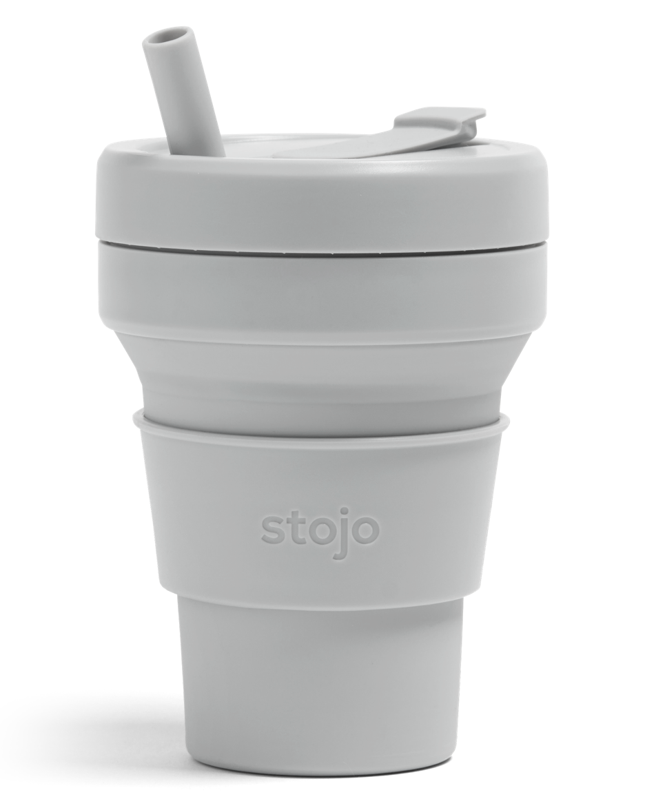 Stojo skládací kelímek Maxi, 470 ml Barva: Světle šedá