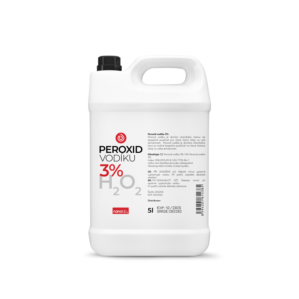 Nanolab Peroxid vodíku na úklid 5L