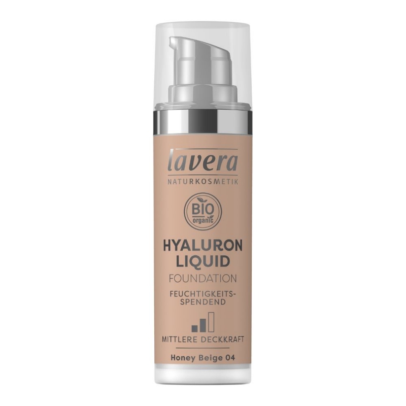 lavera Lehký tekutý make-up s kyselinou hyaluronovou - 04 béžová 30 ml