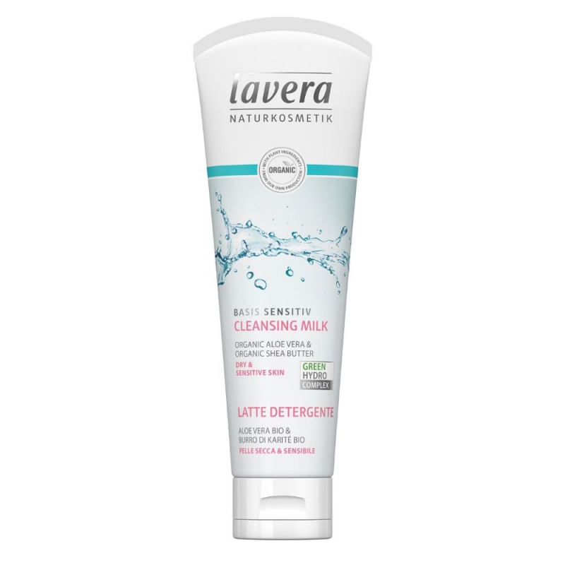 lavera Basis Čistící pleťové mléko 2v1 125 ml