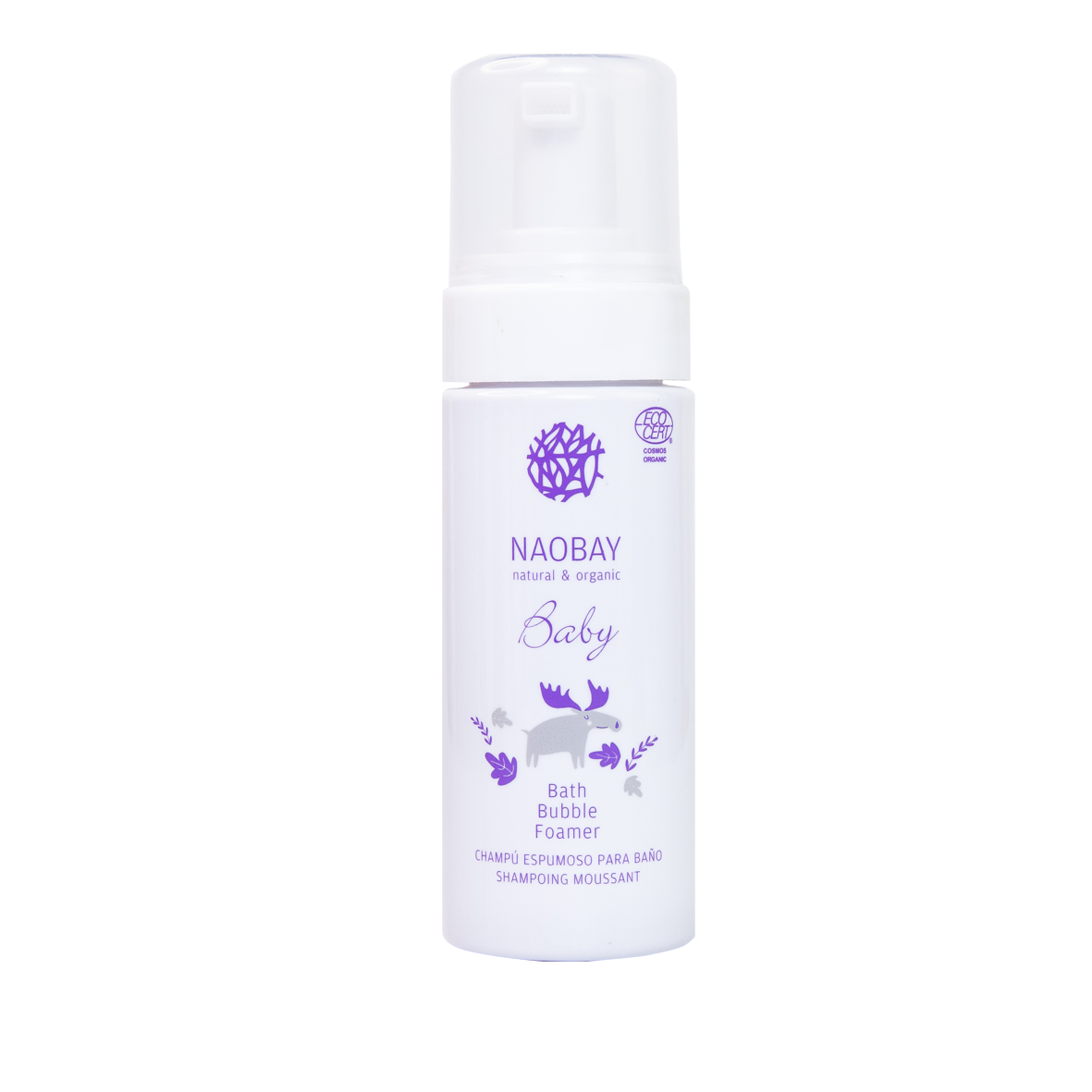 Nanolion NAOBAY Baby dětský šampon s bublinkovou pěnou, BUBBLR Foam, 150 ml
