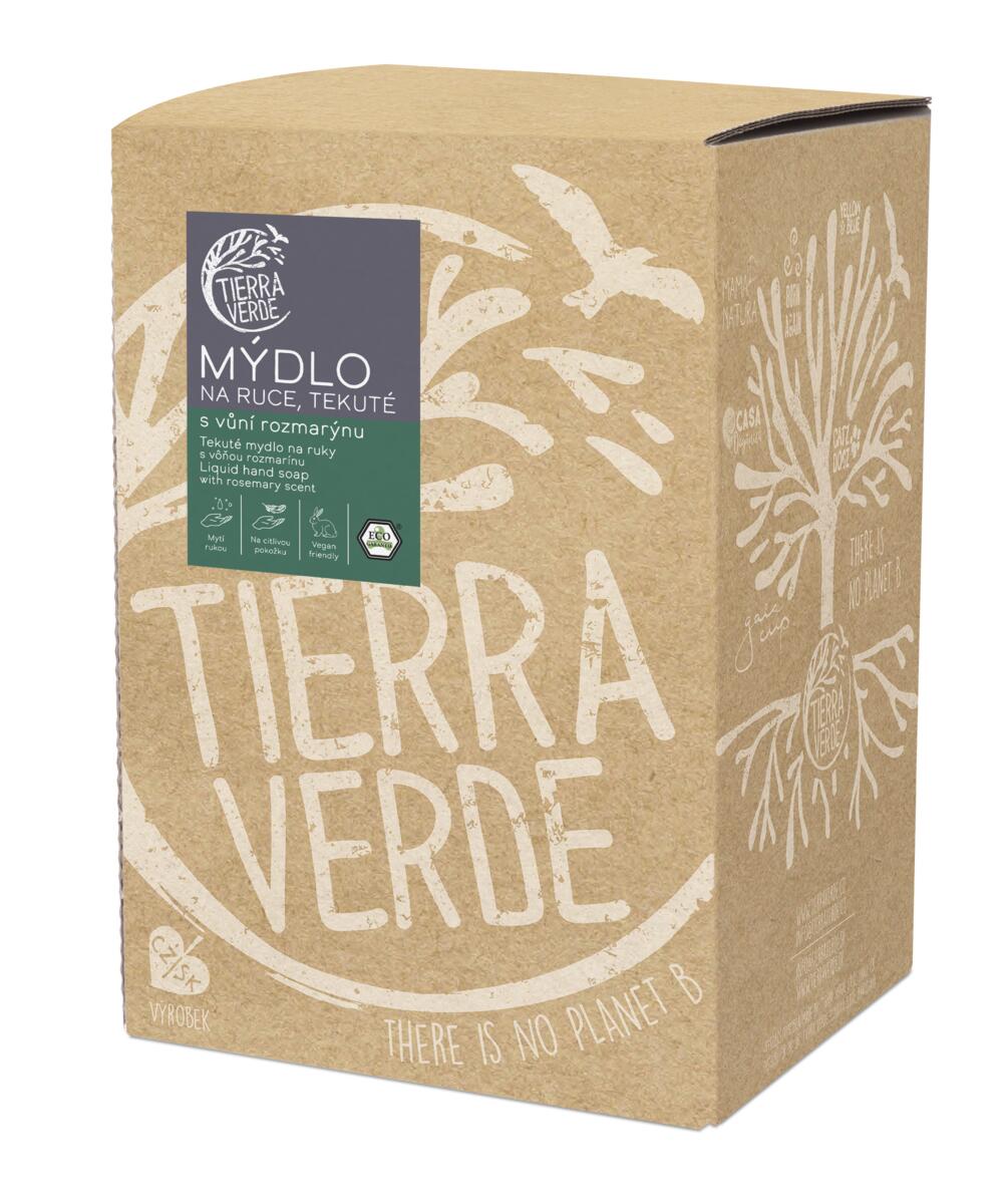 Tierra Verde – Tekuté mýdlo na ruce – rozmarýn, 5 l