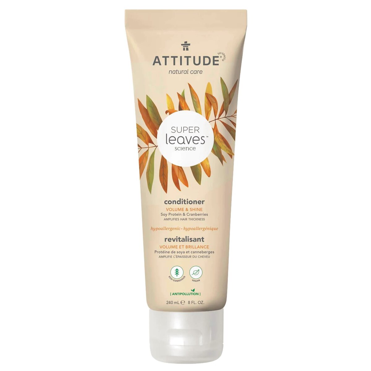Přírodní kondicionér ATTITUDE Super leaves - lesk a objem pro jemné vlasy 240 ml