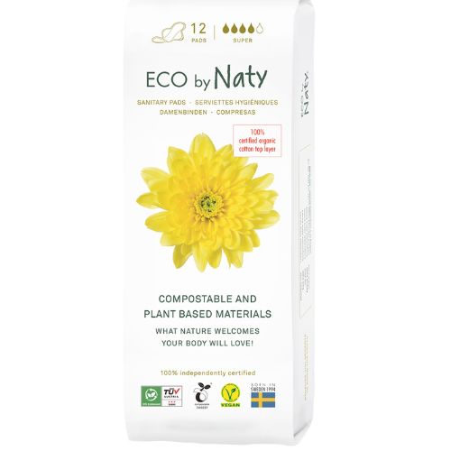 Dámské vložky ECO by Naty (12 ks) - super