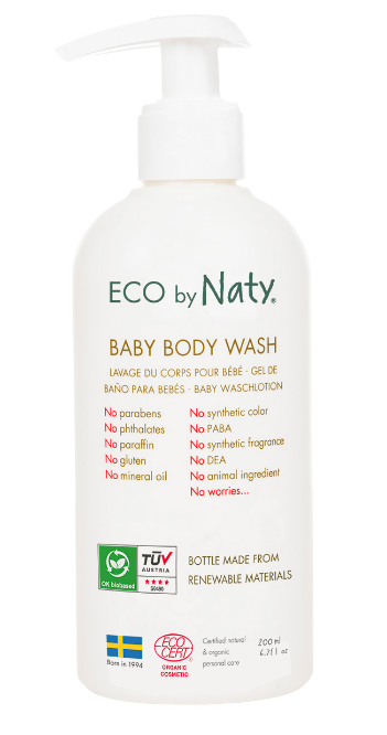 Eco by Naty Dětské ECO tělové mýdlo Naty 200 ml