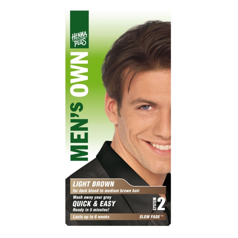 Hennaplus Přírodní barva pro muže SVĚTLE HNĚDÁ