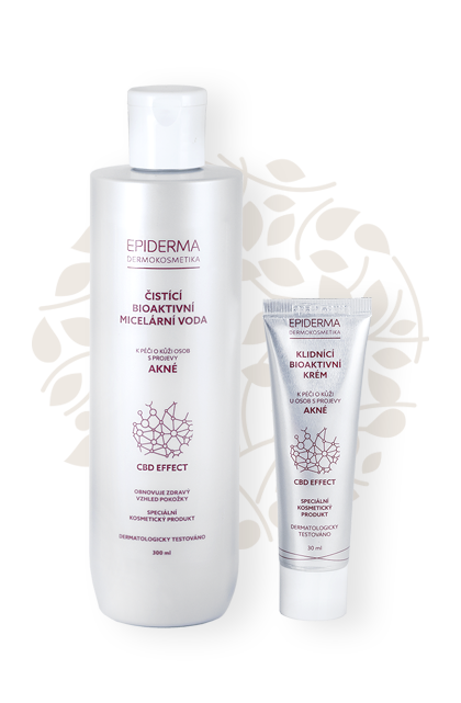 Epiderma CBD Základní program: Akné