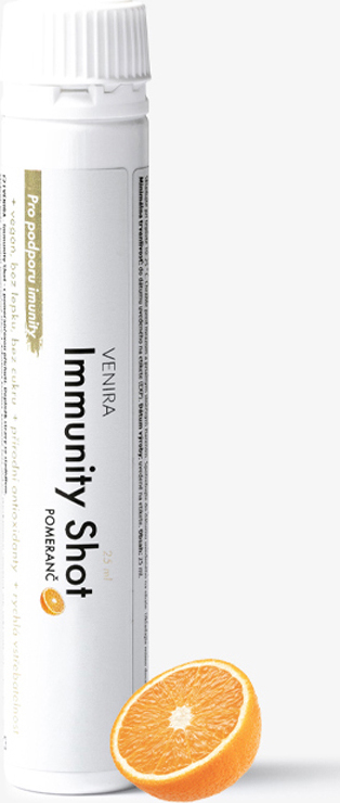 Venira immunity shot - pomeranč, 25 ml