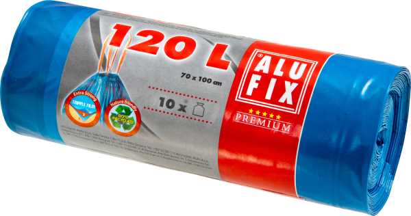 Alufix pytle na odpadky zatahovací MEGA 120l, 10ks