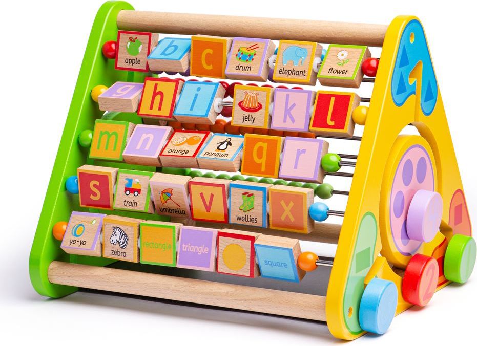 Bigjigs Baby Aktivní trojúhelník s angličtinou