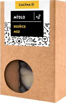 CALTHA Slavnostní tuhé mýdlo SKOŘICE a MED 100 g