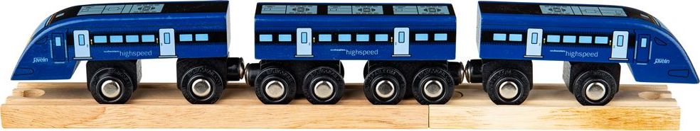 Bigjigs Rail Rychlík High Speed 1 modrý
