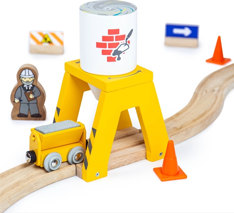 Bigjigs Rail Silo s cementem