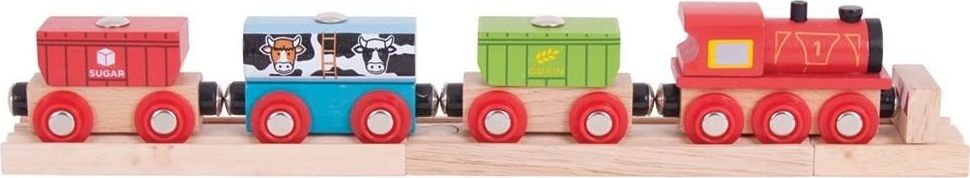 Bigjigs Rail Vlak s potravinami