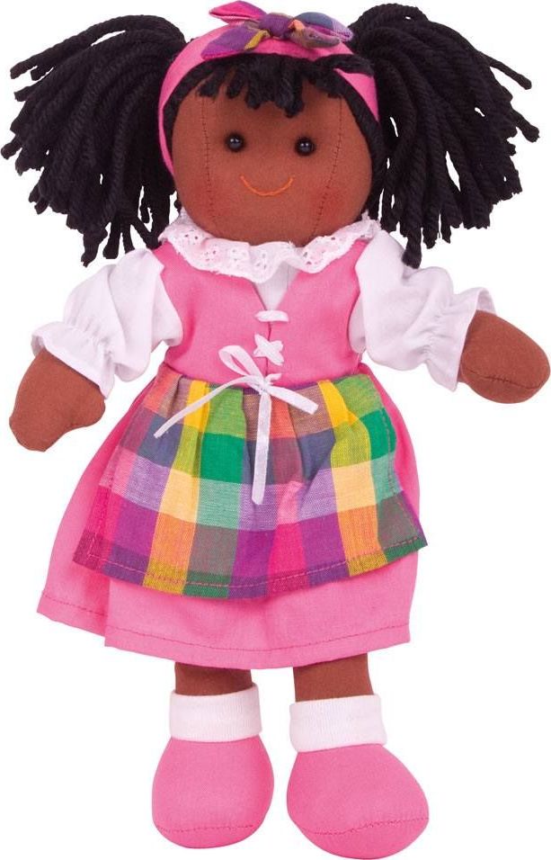 Bigjigs Toys Látková panenka Jessika 28 cm