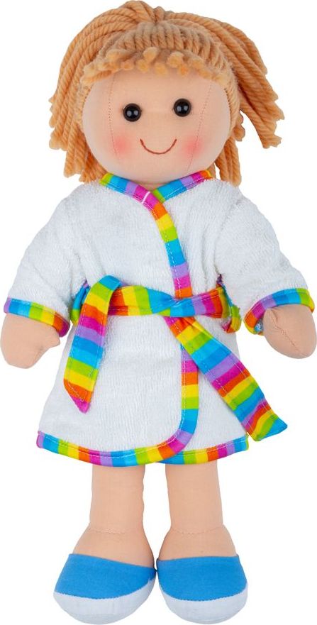 Bigjigs Toys Látková panenka Michelle 34 cm