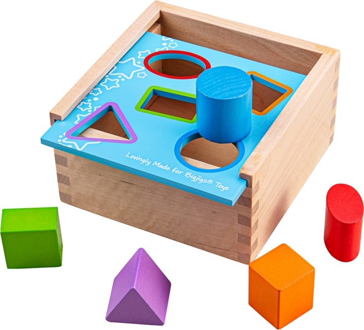 Bigjigs Toys Vkládací krabička s tvary