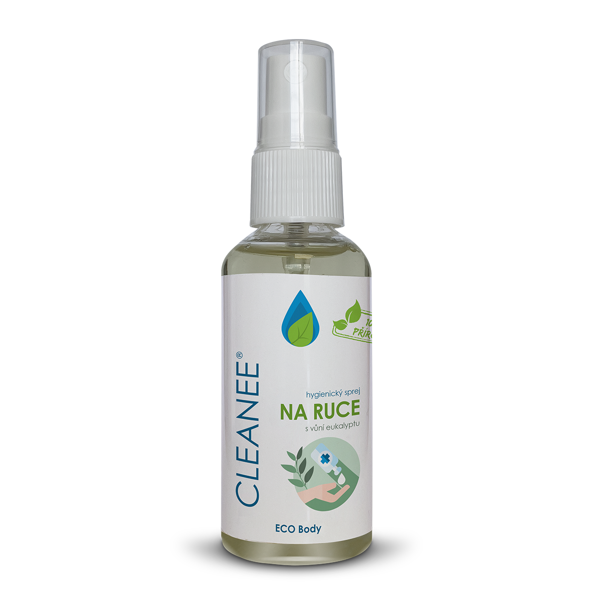 CLEANEE EKO CLEANEE ECO hygienický sprej na ruce s vůní EUKALYPTU 50 ml