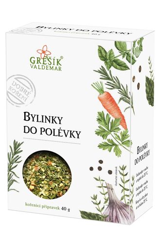 Valdemar Grešík - Natura s.r.o. Bylinky do polévky 40 g GREŠÍK Dobré koření