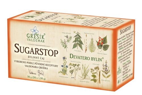 Valdemar Grešík - Natura s.r.o. Sugarstop (dříve Diaherb) 20 n.s. GREŠÍK Devatero bylin