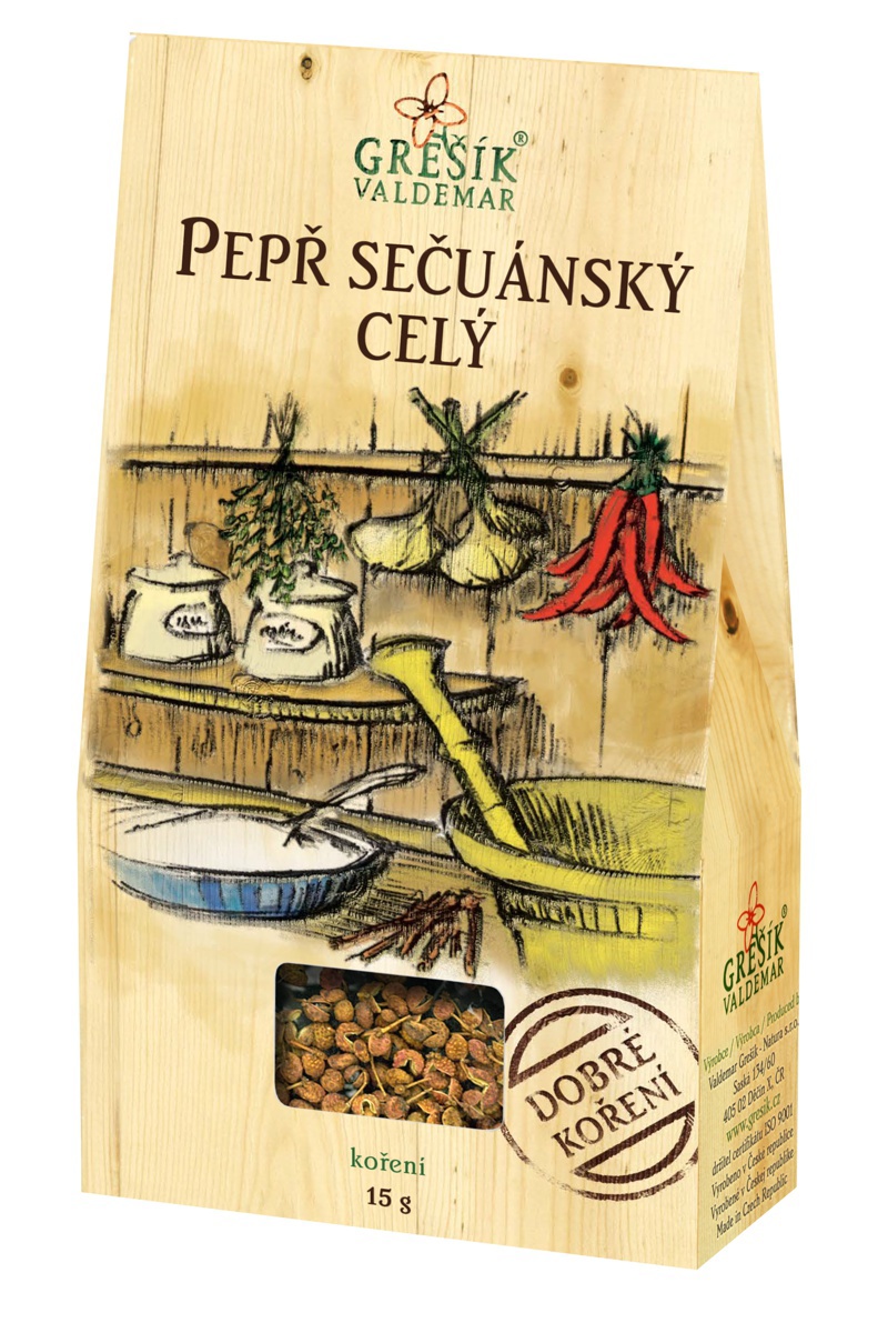 Valdemar Grešík - Natura s.r.o. Grešík Pepř sečuánský celý 15 g