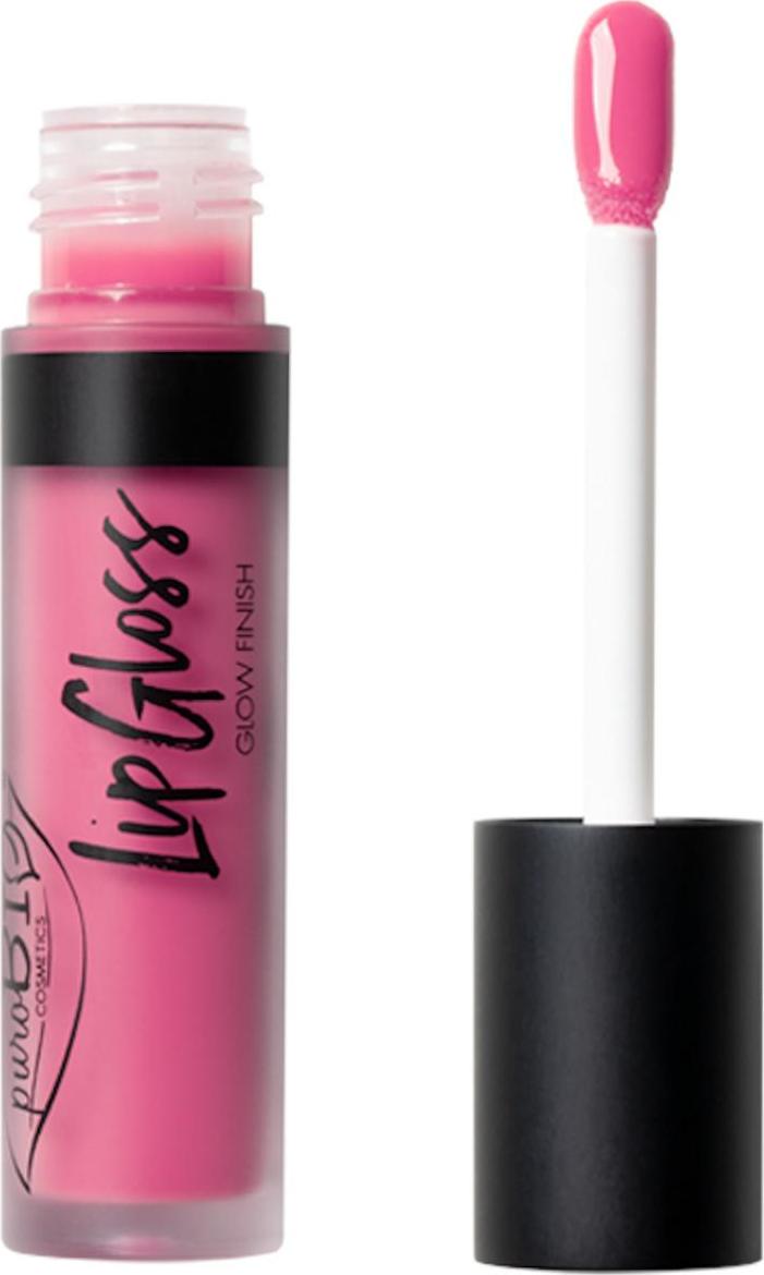 puroBIO cosmetics LipGloss Lesk na rty 02 pink 4,8 ml