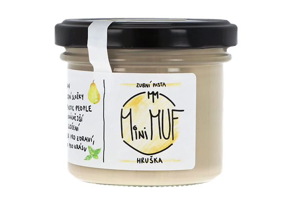 MiniMUF Přírodní zubní pasta – Hruška 100 ml