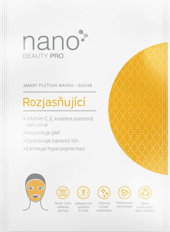 Nano BEAUTY PRO Rozjasňující pleťová maska