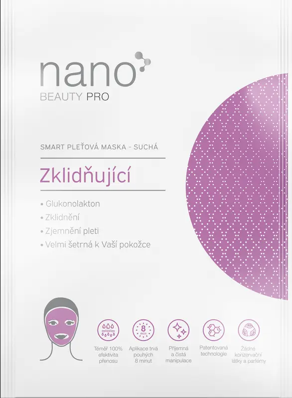 Nano BEAUTY PRO Zklidňující pleťová maska