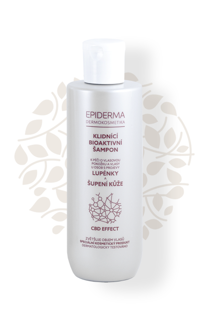 Epiderma CBD Bioaktivní šampón lupénka a seborea, 200ml