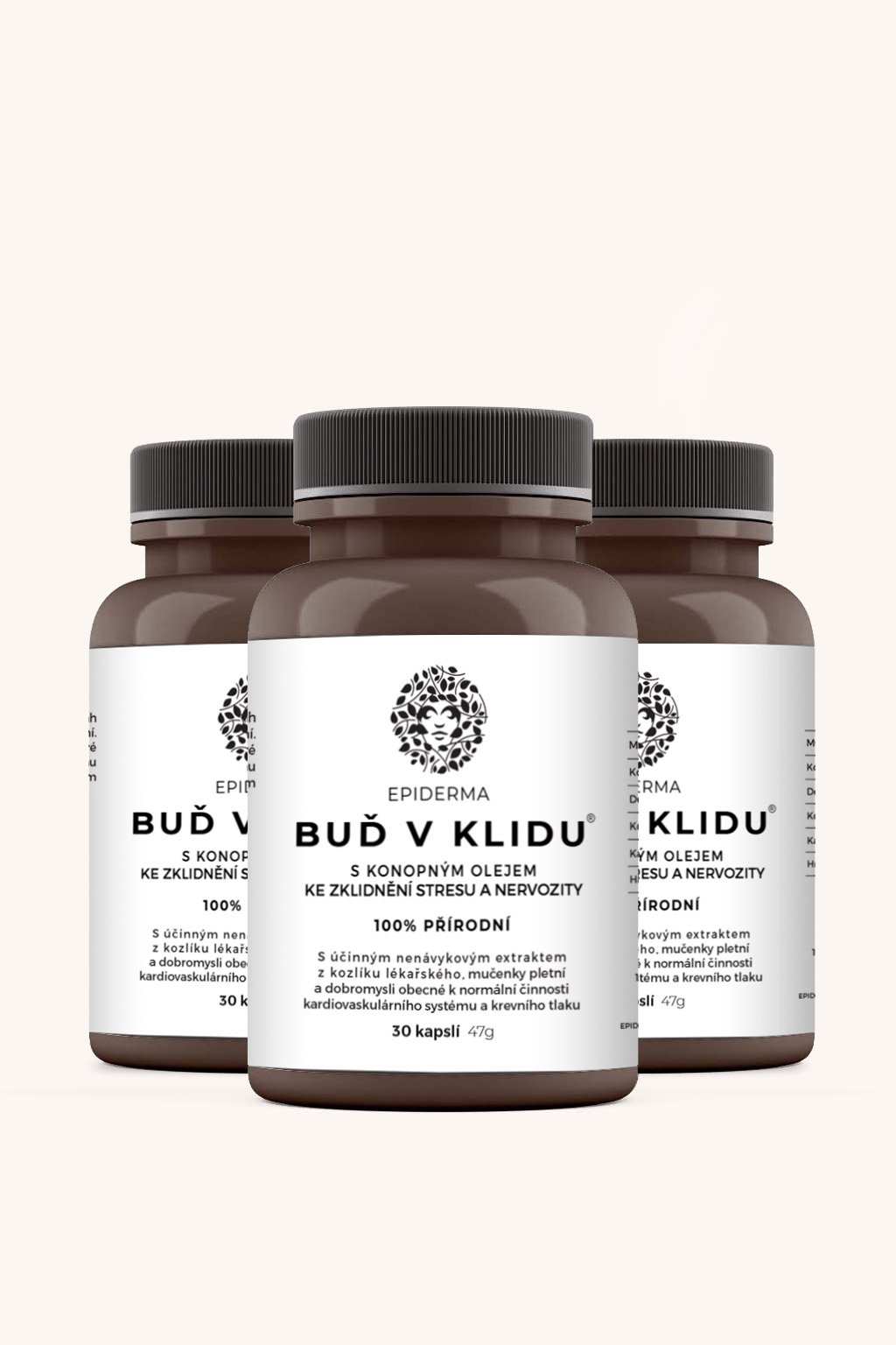 Buď v klidu, Epiderma 3x30 kapslí