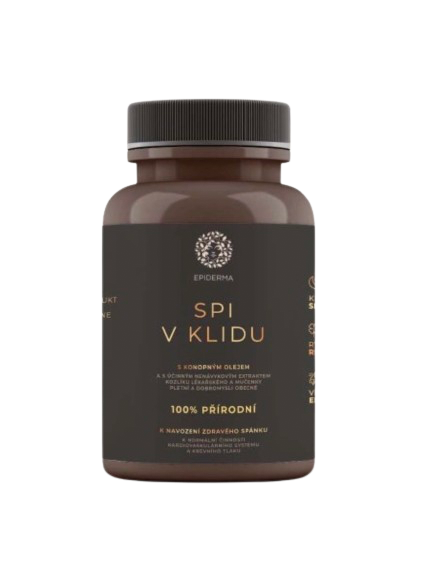 Epiderma Spi v klidu®, s konopným olejem, Epiderma, 30 kapslí