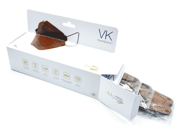 10x Samosterilizační Nano FFP2 respirátor VK RespiRaptor RESPILON®