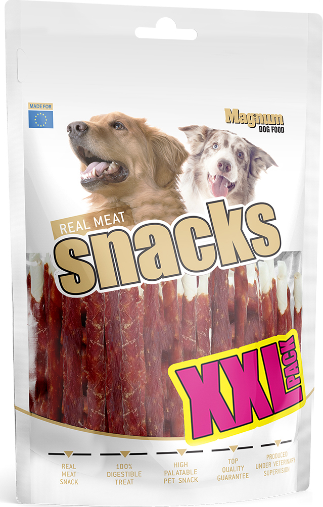 Magnum dog food Magnum Duck and Rawhide stick 500g