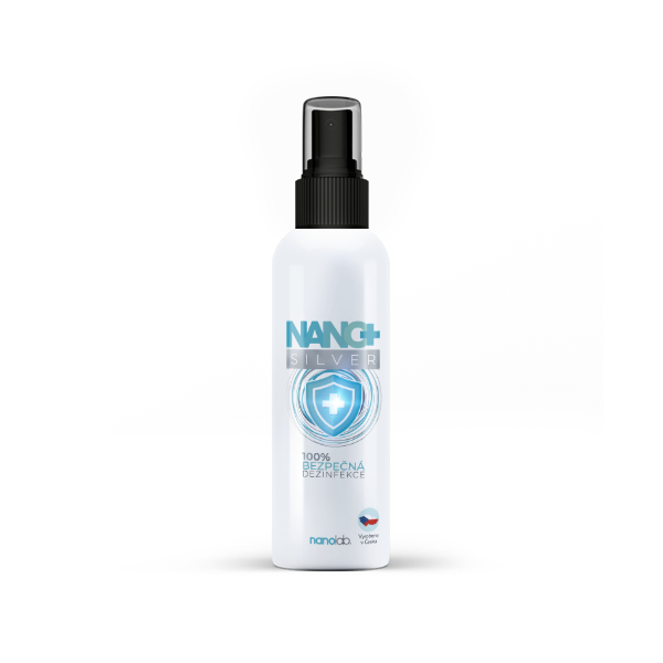 Nanolab Dezinfekční sprej na ruce i předměty NANO+ Silver 100ml